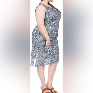 MICHAEL Michael Kors Sleeveless Paisley Midi Dress Women M